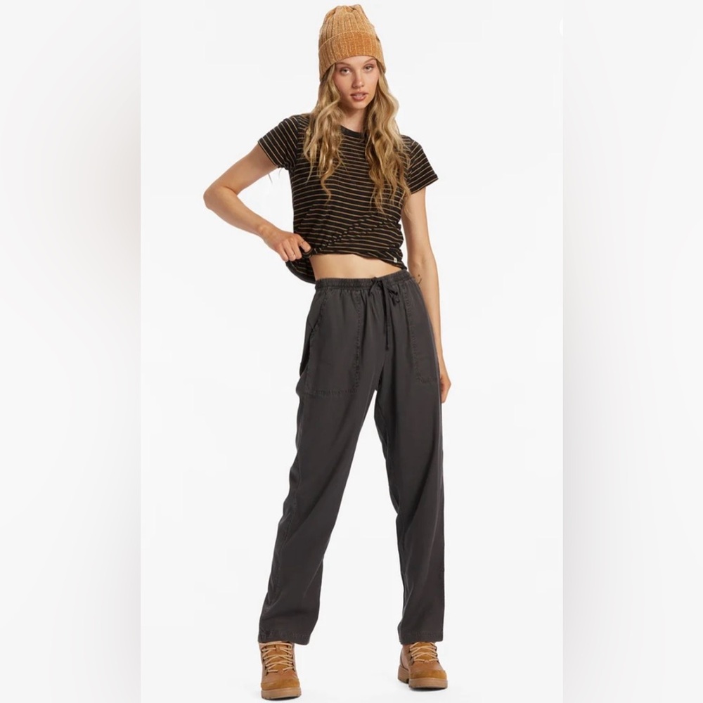 BILLABONG Beachy Keen Womens Woven Pants Dusty Peach